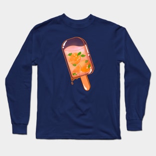 Fresh Orange Ice Pop Long Sleeve T-Shirt